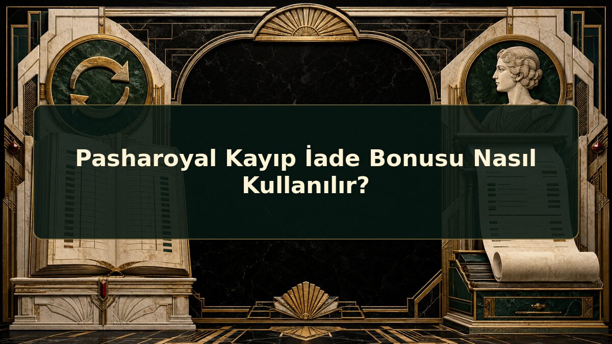 Pasharoyal Kayıp İade Bonusu Nasıl Kullanılır için Pasharoyal konu görseli